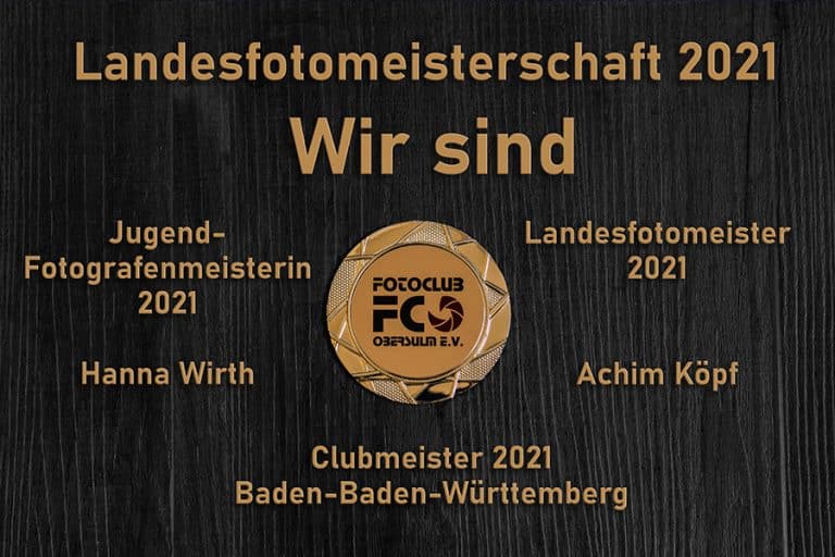 Wir sind Landesfotomeister 2021 …