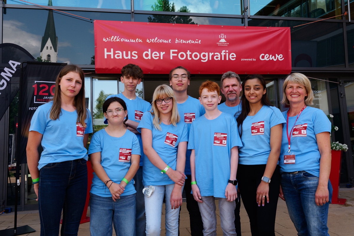 Jugendgruppe beim Oberstdorfer Fotogipfel 2023