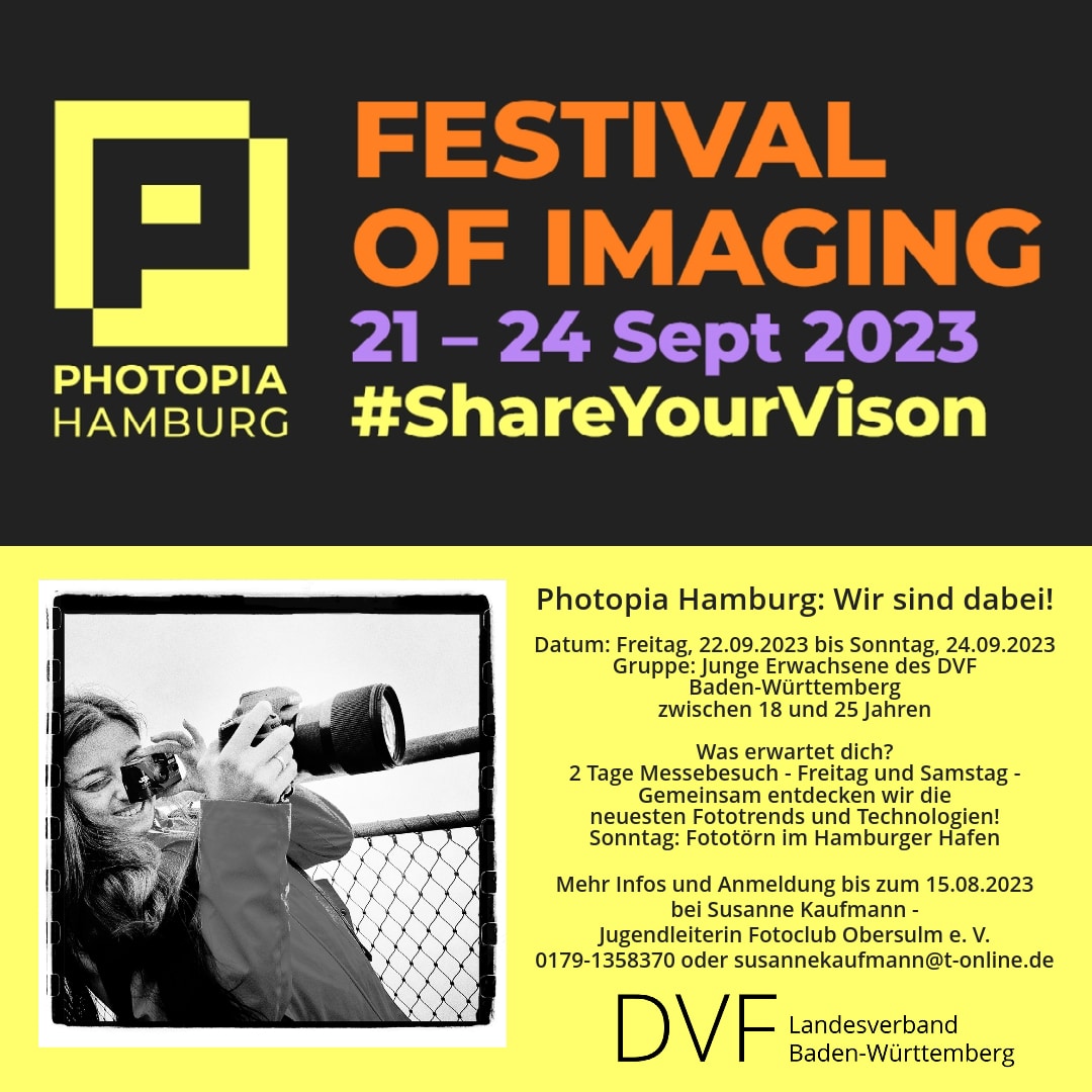 junge Erwachsene on tour zur Photopia in Hamburg