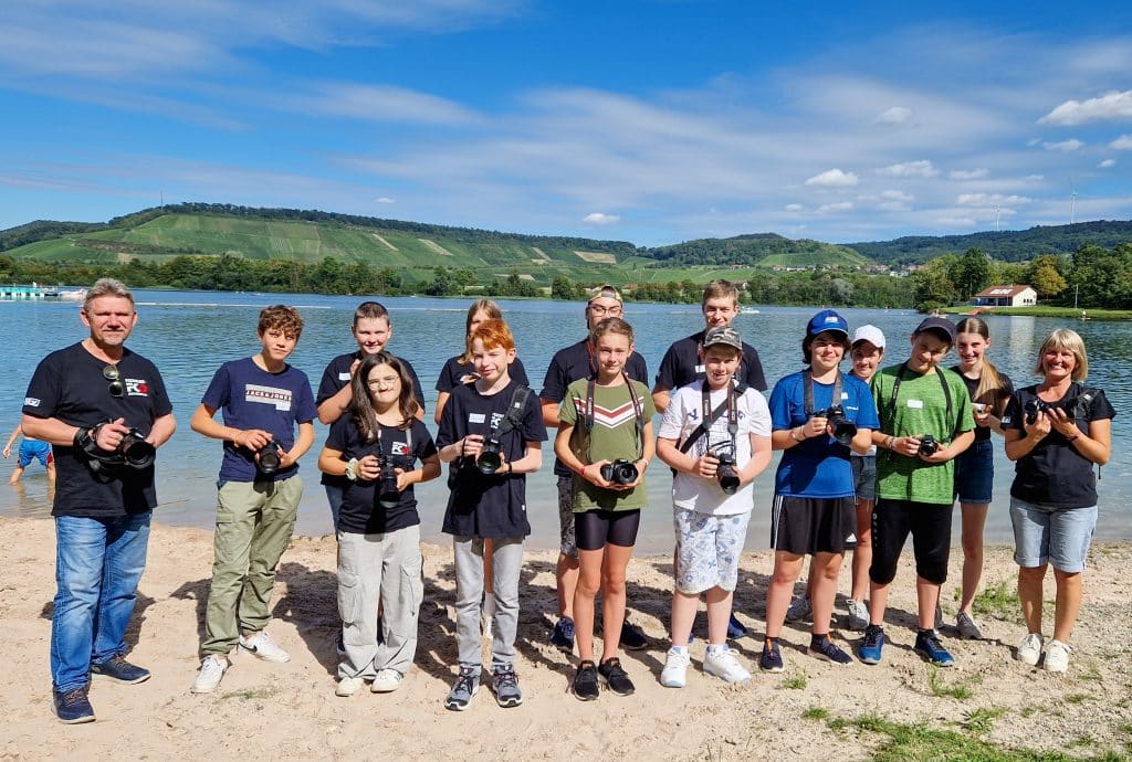 gruppenbild sommerferienaktion fototour am breitenauer see